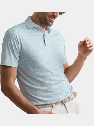 Peter Millar WOOD FIRED PERFORMANCE JERSEY Halbarm Polo weiß