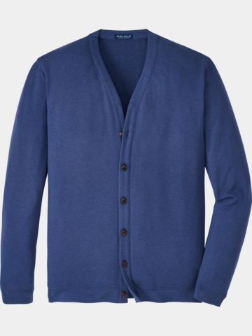 Peter Millar LATROBE PERFORMANCE Button Front Strick Jacke navy