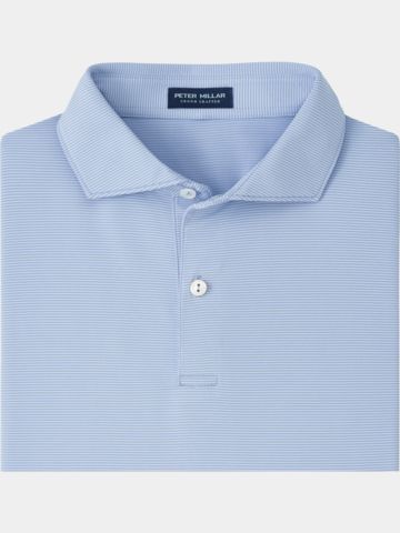 Peter Millar TREBLE PERFORMANCE JERSEY Halbarm Polo hellblau