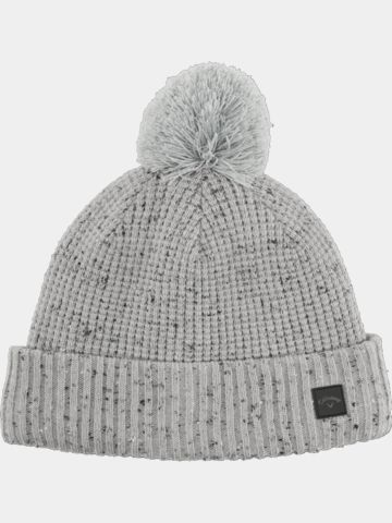 Callaway Winter Tees Beanie Pom grau