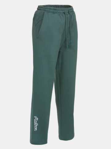 Malbon BON SCRIPT PLAID SWEATPANT lang Hose dunkelgrün