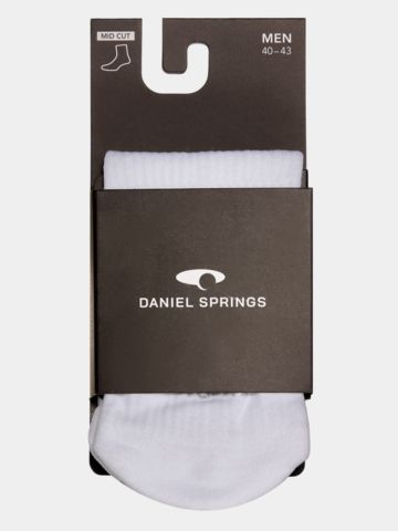 Daniel Springs Mid Rise Socks white