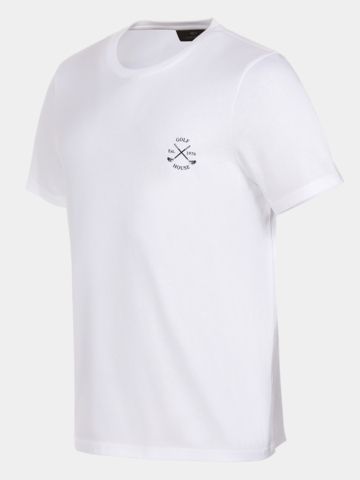 Daniel Springs  Tričko s potiskem s polovičním rukávem bílá