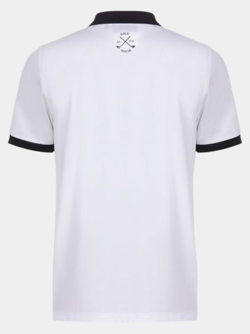 Daniel Springs  polokošile s odznakem Polokošile s polovičním rukávem bílá