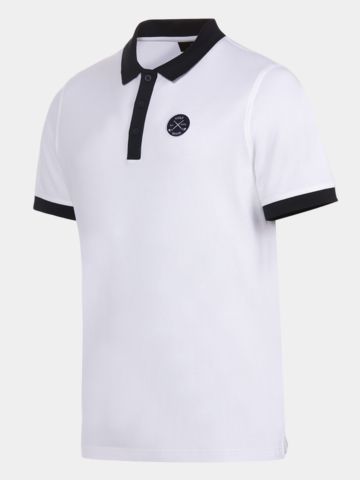 Daniel Springs  polokošile s odznakem Polokošile s polovičním rukávem bílá