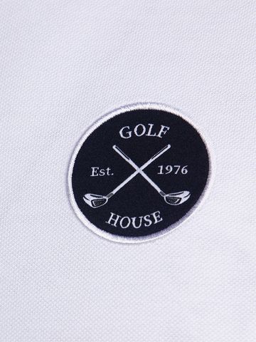 Daniel Springs  polokošile s odznakem Polokošile s polovičním rukávem bílá