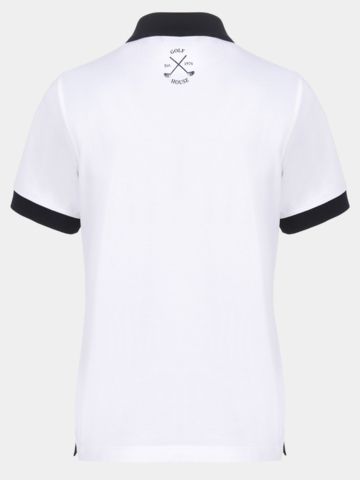 Valiente Halbarm Polo weiß