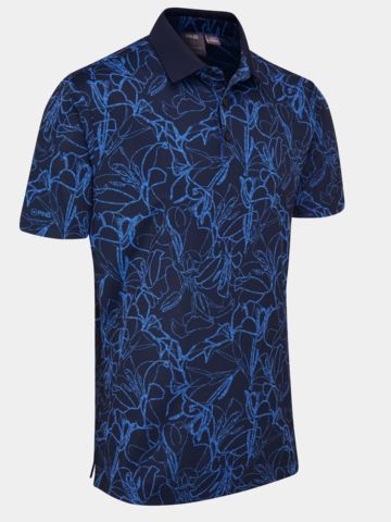 Ping Orlando Halbarm Polo navy