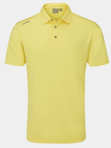 Ping Lindum Halbarm Polo gelb