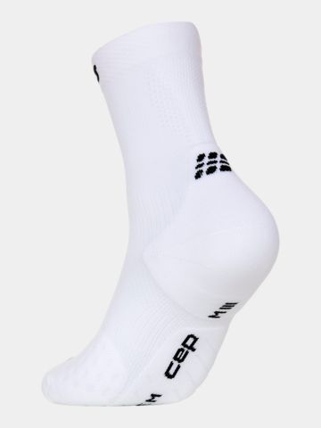 CEP Core Run Comppression Socks, Mid Cut, 5.0, Men weiß
