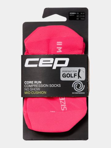 CEP Run Socks, No Show, 5.0, Women pink