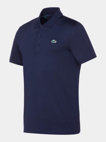 Lacoste SHORT SLEEVED RIBBED COLLAR SHIRT Halbarm Polo navy