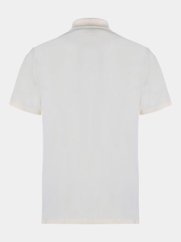 Lacoste Krátká polokošile s krátkým rukávem a lemováním Polokošile s polovičním rukávem žlutá