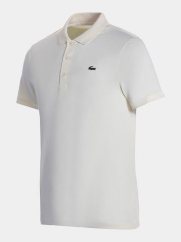Lacoste SHORT SLEEVED RIBBED COLLAR SHIRT Halbarm Polo gelb