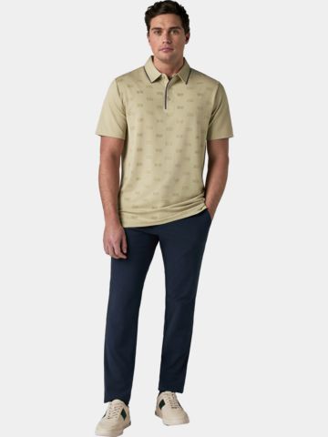 Callaway Legacy LOGO PRINTED POLO Halbarm Polo sand
