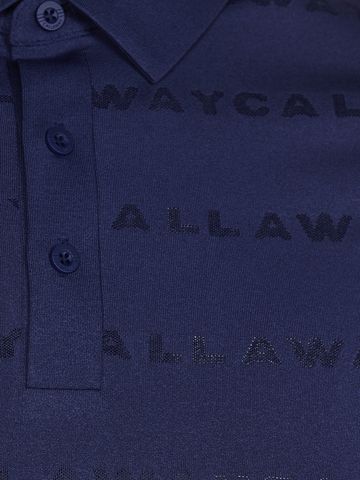 Callaway Legacy LOGO JACQUARD POLO Halbarm Polo navy