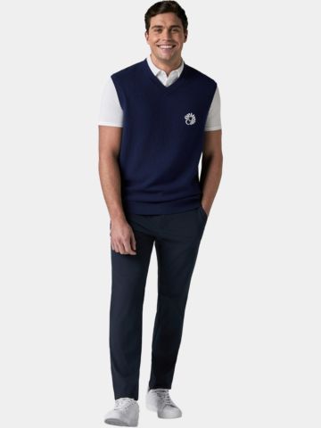 Callaway Legacy MIXED TEXTURE VEST Pullunder Strick navy