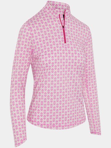 Callaway DECO GEO PRINTED SUN stretch undershirt pink
