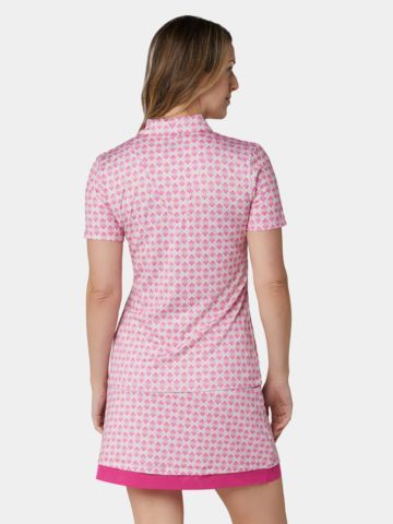 Callaway POLO WITH MESH I Halbarm Polo pink