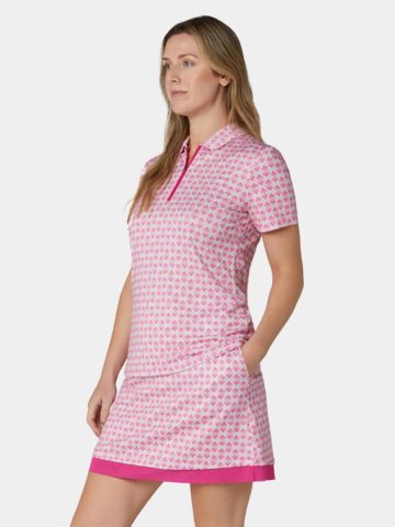 Callaway POLO WITH MESH I Halbarm Polo pink