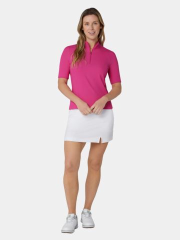 Callaway SS RIB PLAY POLO 3/4 Arm Polo pink
