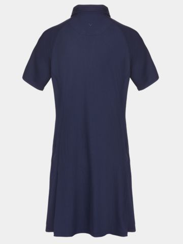 Callaway  RIB ESSENTIAL DRE half-sleeve dress navy