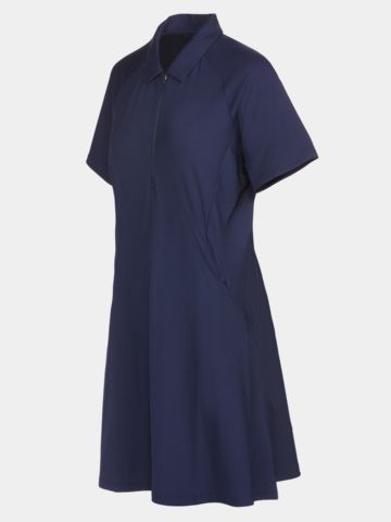Callaway  RIB ESSENTIAL DRE half-sleeve dress navy
