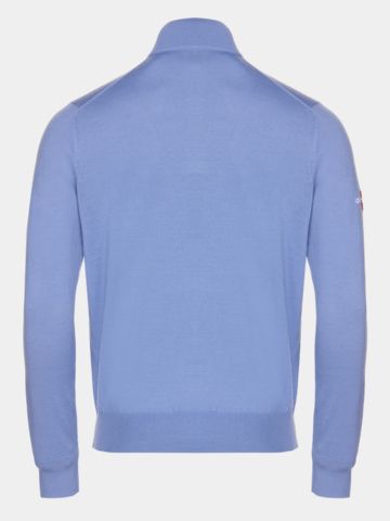 Callaway UK  1/4 ZIP MOCK  Troyer Strick hellblau