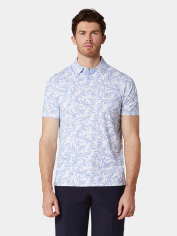 Callaway EMEA SS CHEV BOTANIC Halbarm Polo weiß