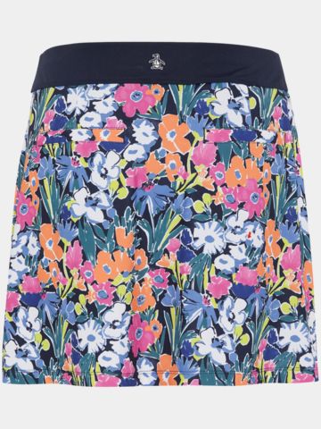 Penguin SKETCH FLORAL PLEATE kurz Skort navy
