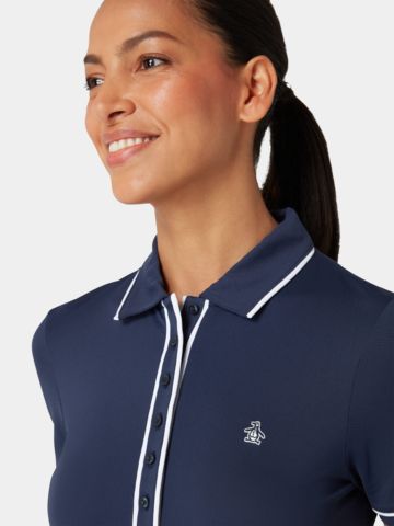 Penguin PERFORMANCE VERONICA Halbarm Polo navy
