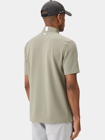 Macade Golf Heath Jade Green Bomber Shirt Halbarm Polo grün