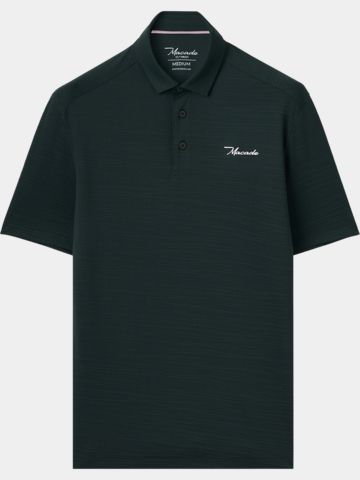 Macade Golf Flight Dark Green Shirt Halbarm Polo dunkelgrün