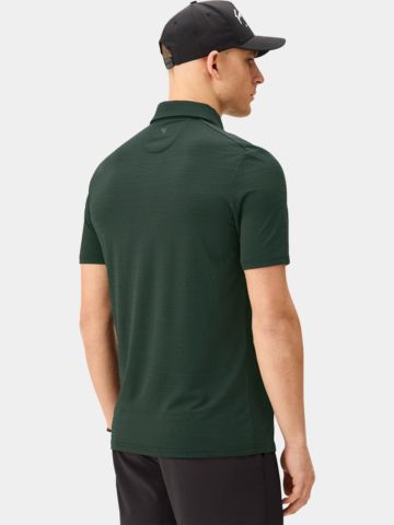 Macade Golf Flight Dark Green Shirt Halbarm Polo dunkelgrün