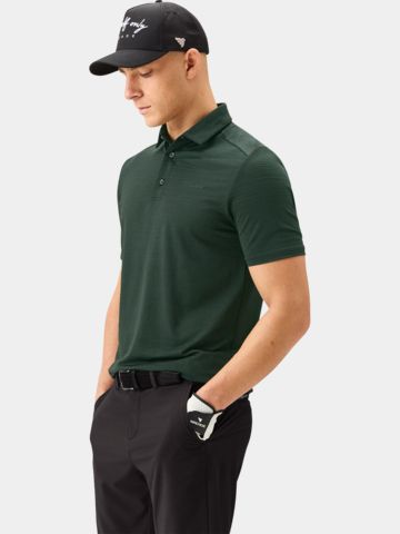 Macade Golf Flight Dark Green Shirt Halbarm Polo dunkelgrün