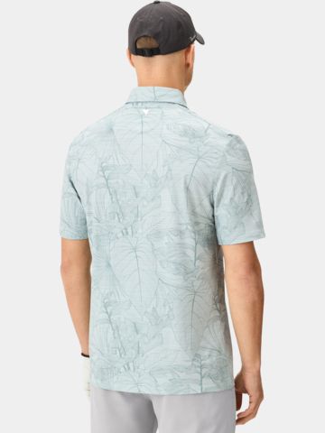 Macade Golf Flight Green Palm Shirt Halbarm Polo grün