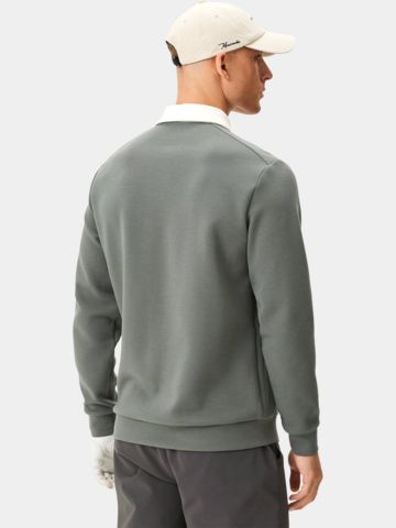 Macade Golf Blades Teal Gray Polo Sweatshirt langarm Polo grau