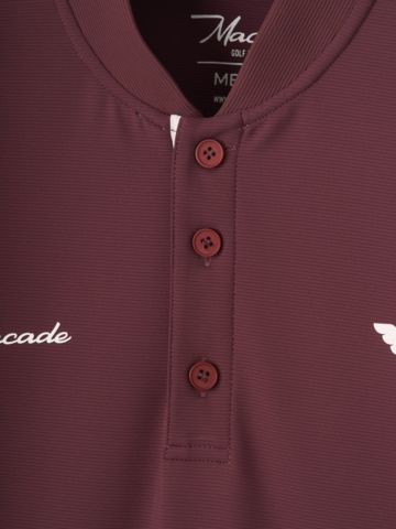 Macade Golf Heath Mauve Bomber Shirt Polo s polovičním rukávem fialová