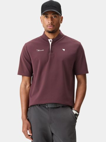 Macade Golf Heath Mauve Bomber Shirt Polokošile s polovičním rukávem fialová