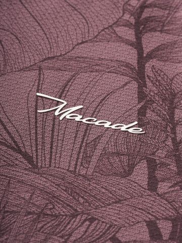 Macade Golf Crew Mauve TR Bomber košile s polovičním rukávem Polo fialová