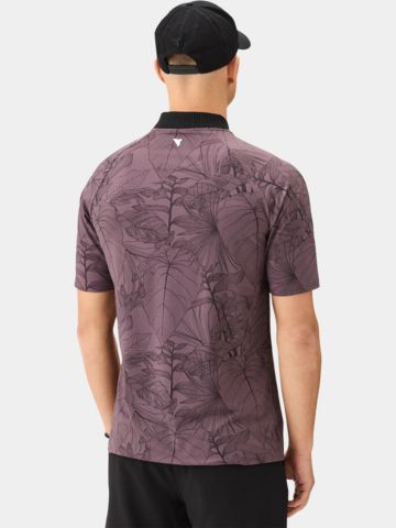 Macade Golf Crew Mauve TR Bomber košile s polovičním rukávem Polo fialová