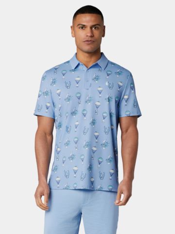 Penguin BOTANICAL DRINK POLO Halbarm Polo lila