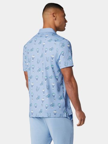 Penguin BOTANICAL DRINK POLO Halbarm Polo lila