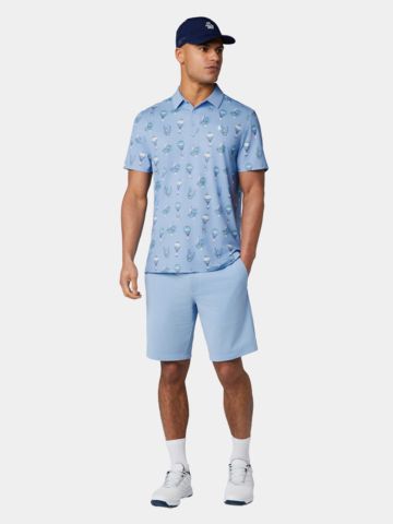 Penguin BOTANICAL DRINK POLO Halbarm Polo lila