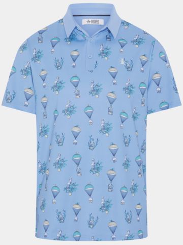 Penguin BOTANICAL DRINK POLO Halbarm Polo lila