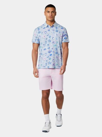 Penguin TEXTBOOK FLORAL POLO Halbarm Polo grau