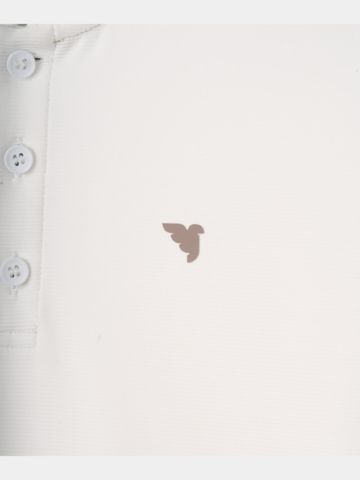 Macade Golf Junior Heath White Bomber Shirt Halbarm Polo weiß