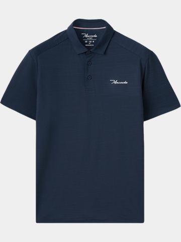 Macade Golf Junior Flight Steel Blue Shirt Halbarm Polo navy