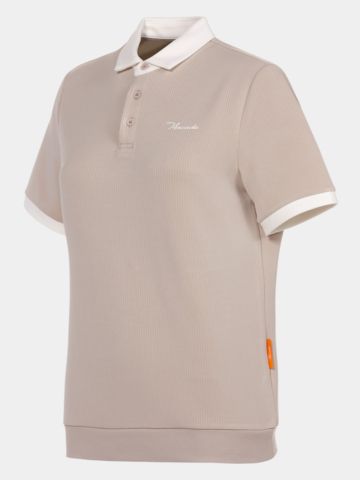 Macade Golf Junior Tan AR Tech Polo Halbarm Polo beige