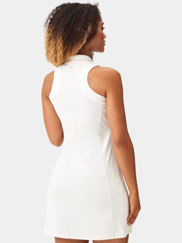 Macade Golf Cora White TX Dress Ohne Arm Kleid weiß